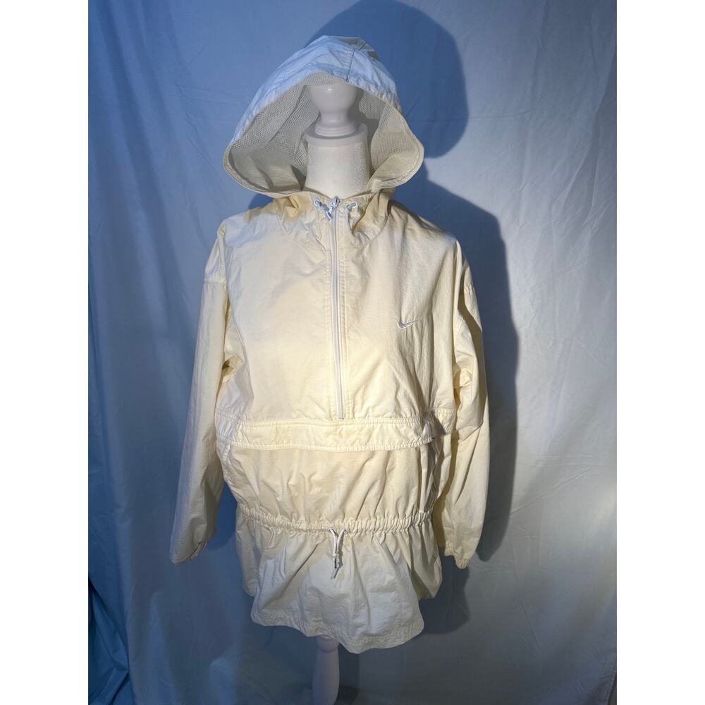 Nike Lightweight Hooded Anorak M Coconut Milk Y2K Longsleeve StormMove Jacket